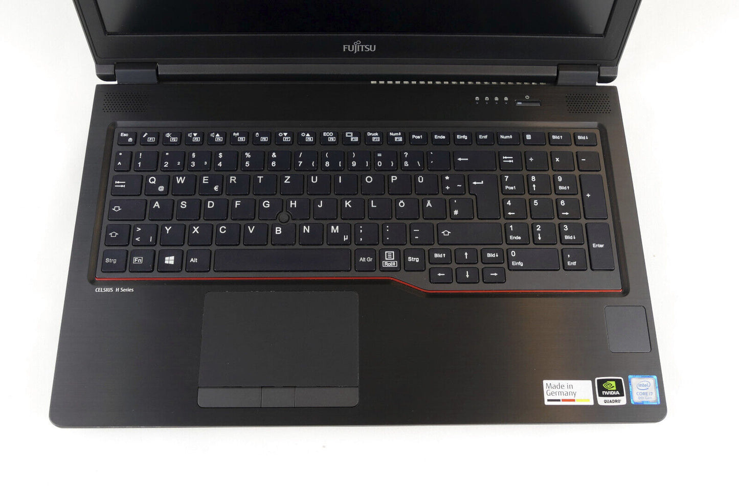 Fujitsu Celsius H780 Workstation - 15,6 Zoll - i7-8750H - nVidia Quadro P600 - Win11