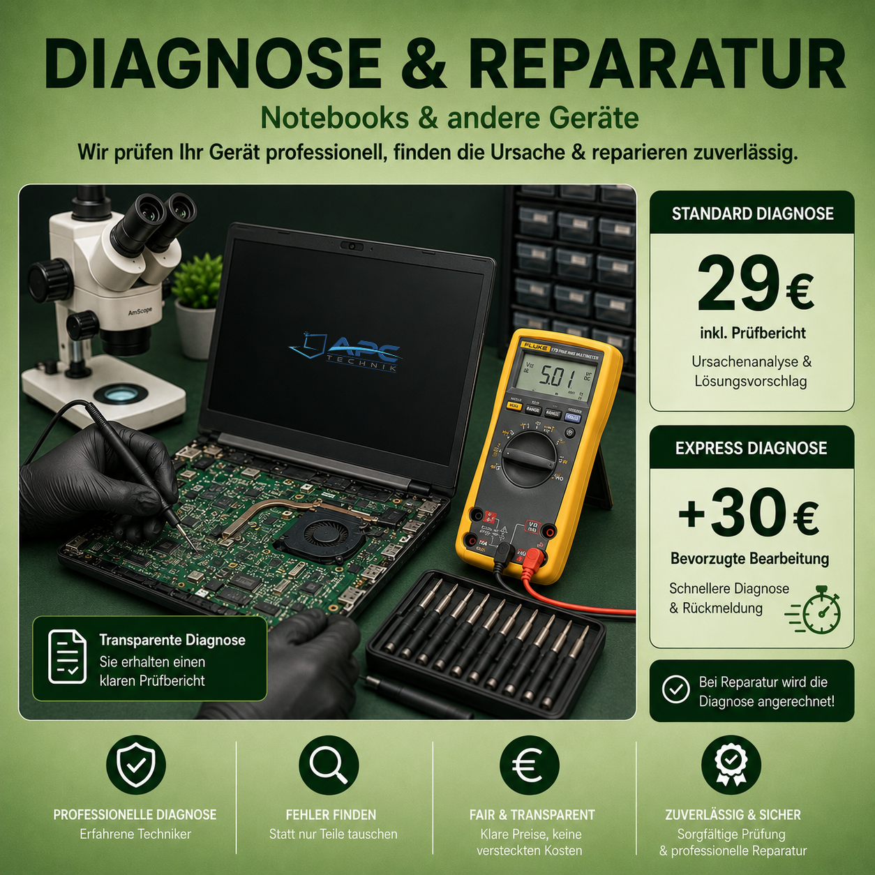 Riparazione display per notebook/laptop