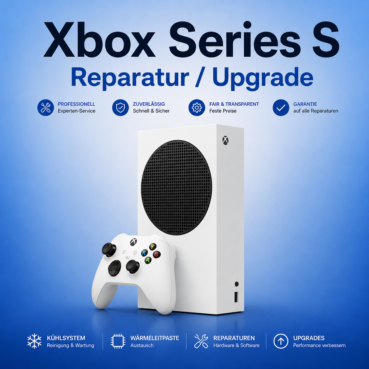 Microsoft Xbox Series S Reparatur / Wartung / Diagnose