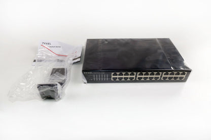 Zyxel GS1100-24E V3 24-Port Gigabit Unmanaged Switch V3 Lüfterlos