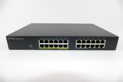 Zyxel GS1900-24EP -24 Port GbE L2 Smart Switch,12x PoE+ Ports,130Watt, rackmount